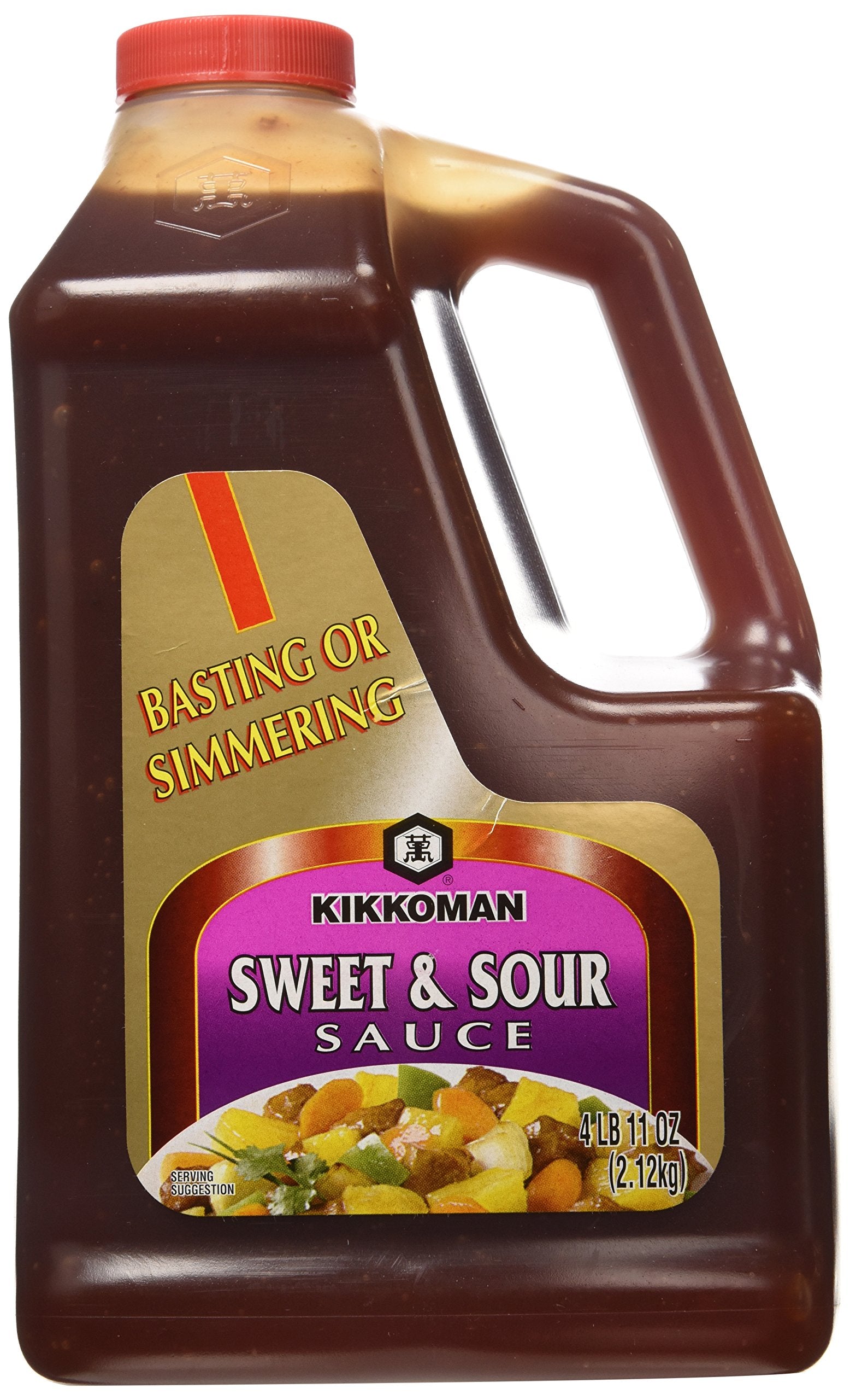 Kikkoman Sweet and Sour Sauce,Organic Dark Red Kidney, 4.67 Pound (Pack of 1),75 Ounce