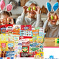 Easter Gift Box 72 Count Care Package With Two Plush Bunny Treats Snacks Gift Boxes For Couple, Girlfriend, Boyfriend, Mom, Kids
