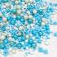 Manvscakes | Sprinkles | 4 oz | Cake sprinkles | Cupcake sprinkles | Baking | Sprinkle mix | Edible sprinkle (Baby blue)