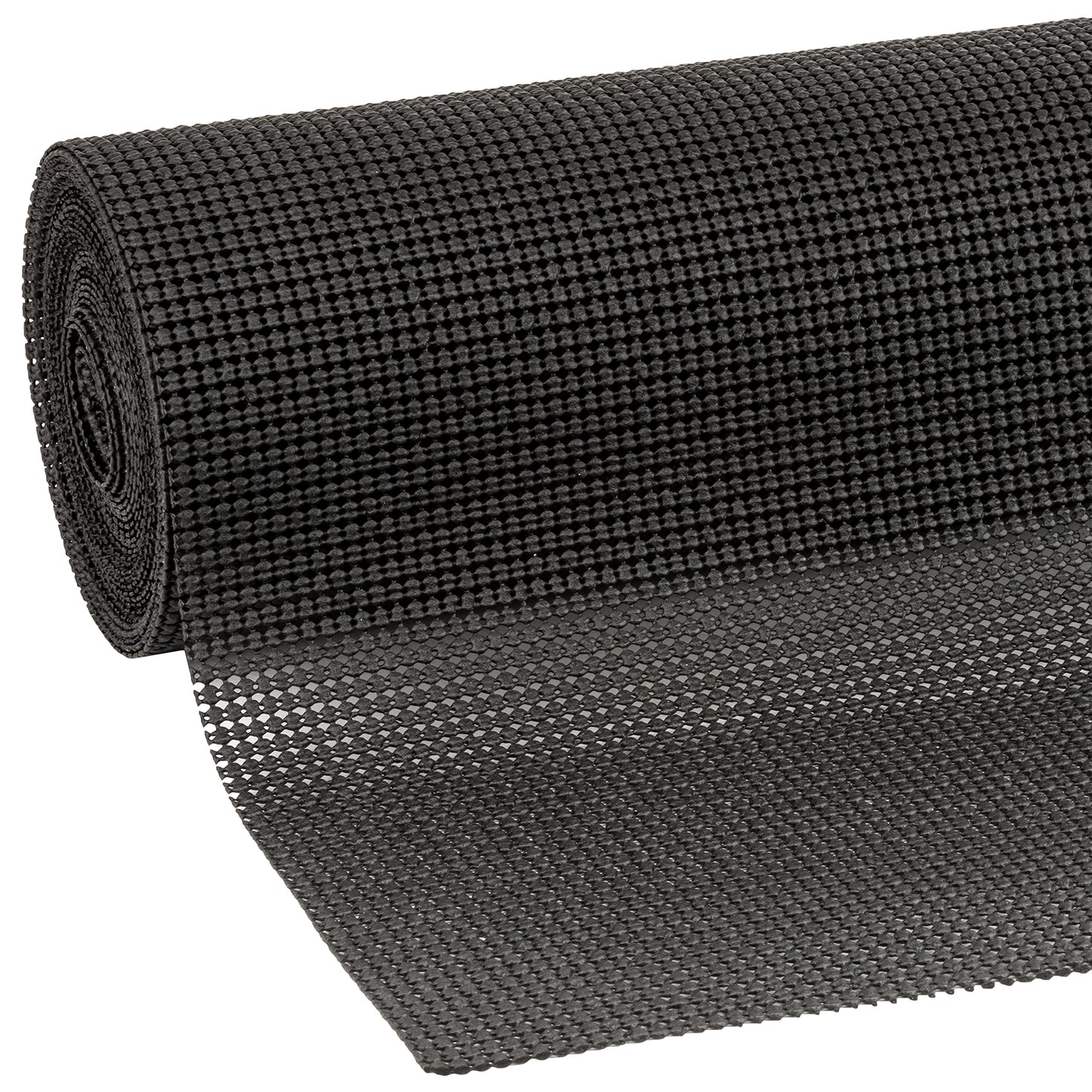 Duck Easyliner Shelf Liner, Non-Adhesive Select Grip For Drawers And Cabinets, 12 Inches X 24 Feet, Black
