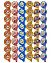 48 Assorted Coffee Creamer Singles Pack - 6 Flavored Variety Bundle, Including Caramel Macchiato, Half & Half, French Vanilla, a