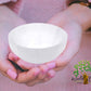 Worldly Finds Selenite Crystal Smudge Bowl, Polished Thickly Hand-Carved, Moroccan Crystal Holder To Charge, Cleanse Crystals, C
