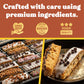 Mothers Day Cookies Gift Basket - 18 Gourmet Chocolate Covered Biscotti With Assorted Toppings - Assorted Food Gift Box Fathers