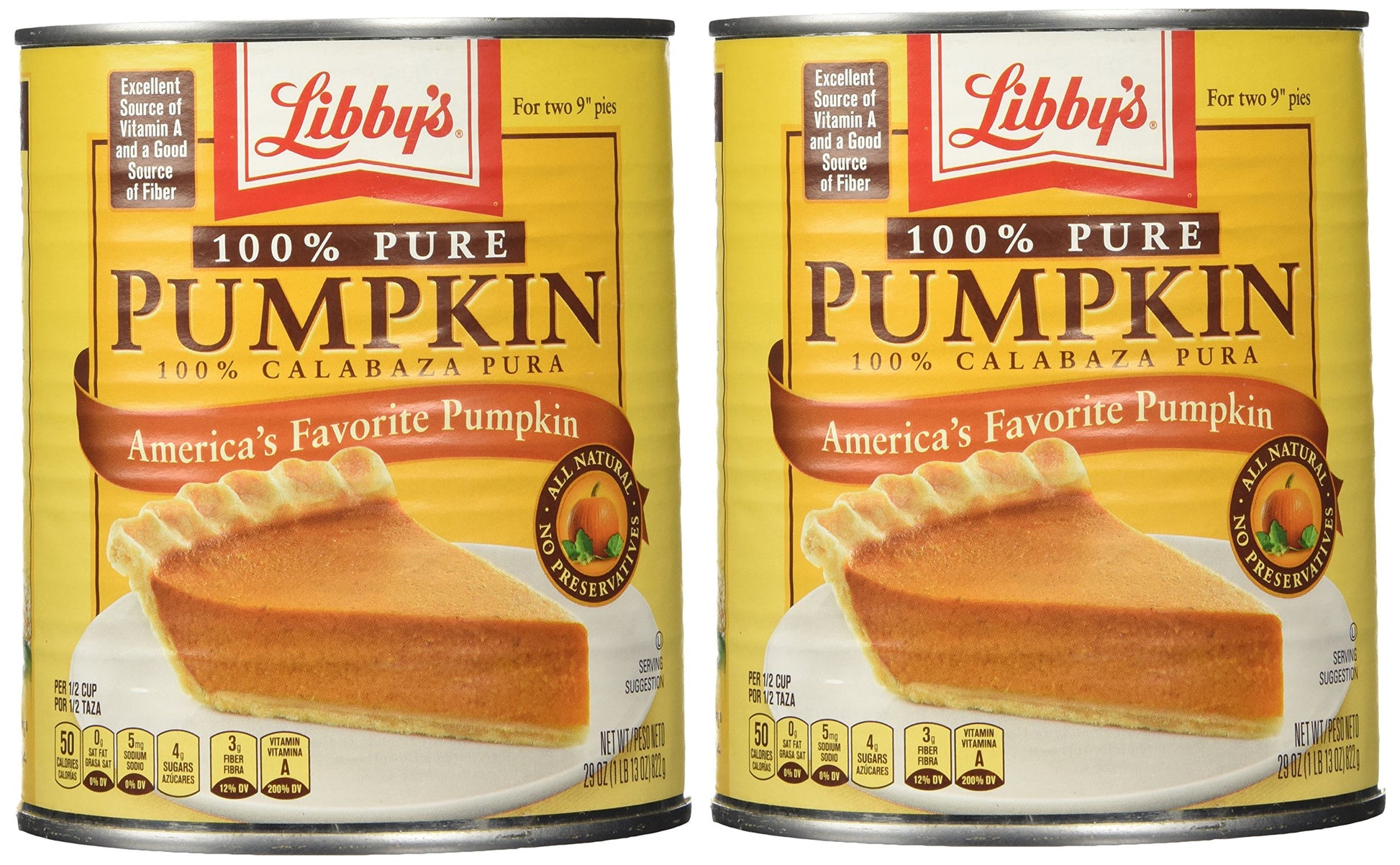 Libbys 100% Pure Pumpkin - 29 Oz (2 - Pack)