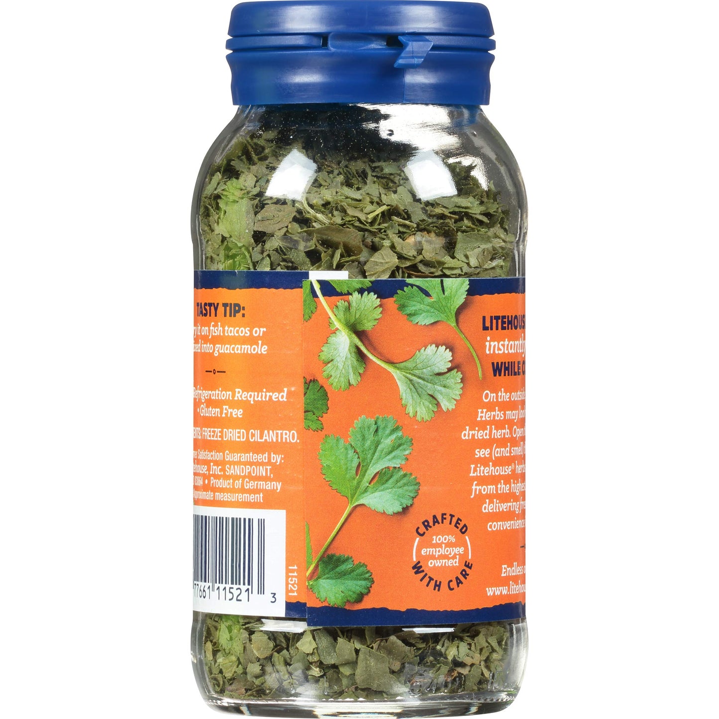 Litehouse Freeze Dried Cilantro - Substitute For Fresh Cilantro, Jar Equal To 4 Cilantro Fresh Bunches, Organic, Cilantro Season