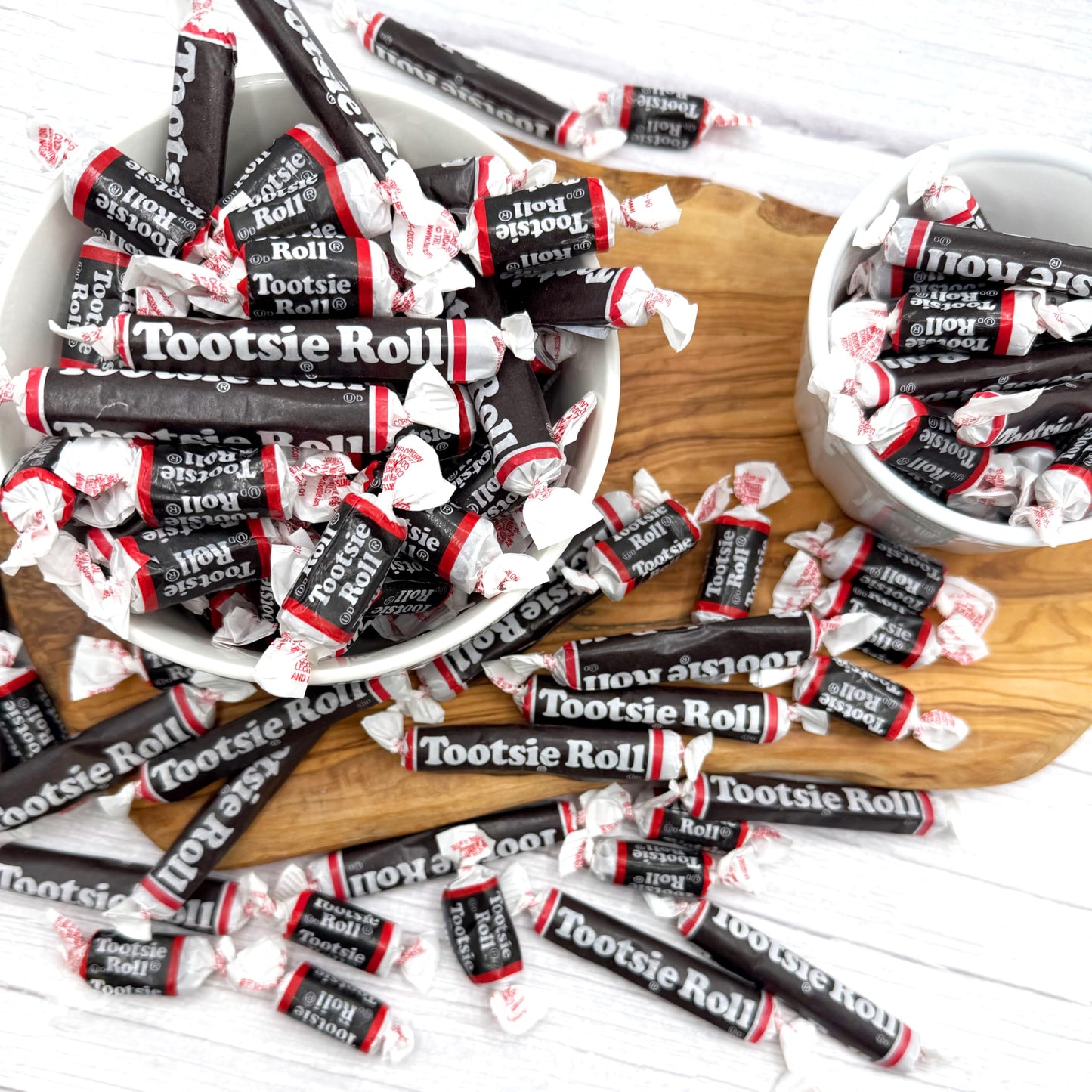 Tootsiemidgees & Large Mix, 2Lb Bulk Bag, Mini & Large Chocolate Bars, Individually Wrapped Bulk Candy, The Hampton Popcorn & Ca
