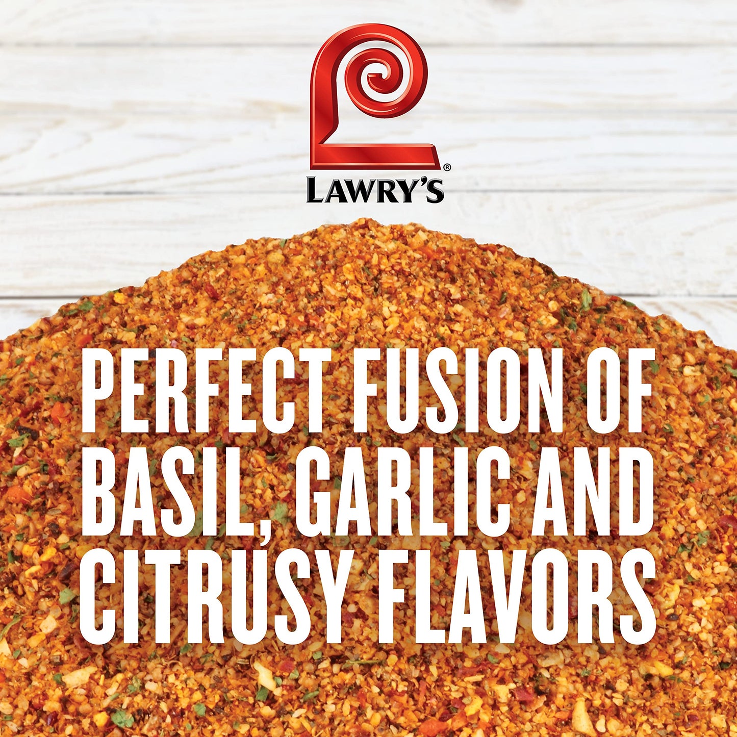 Lawrys Sweet Basil Citrus Garlic Rub - 23 oz Seasoning Blend for Roasts, Ribs, and Pork Chops