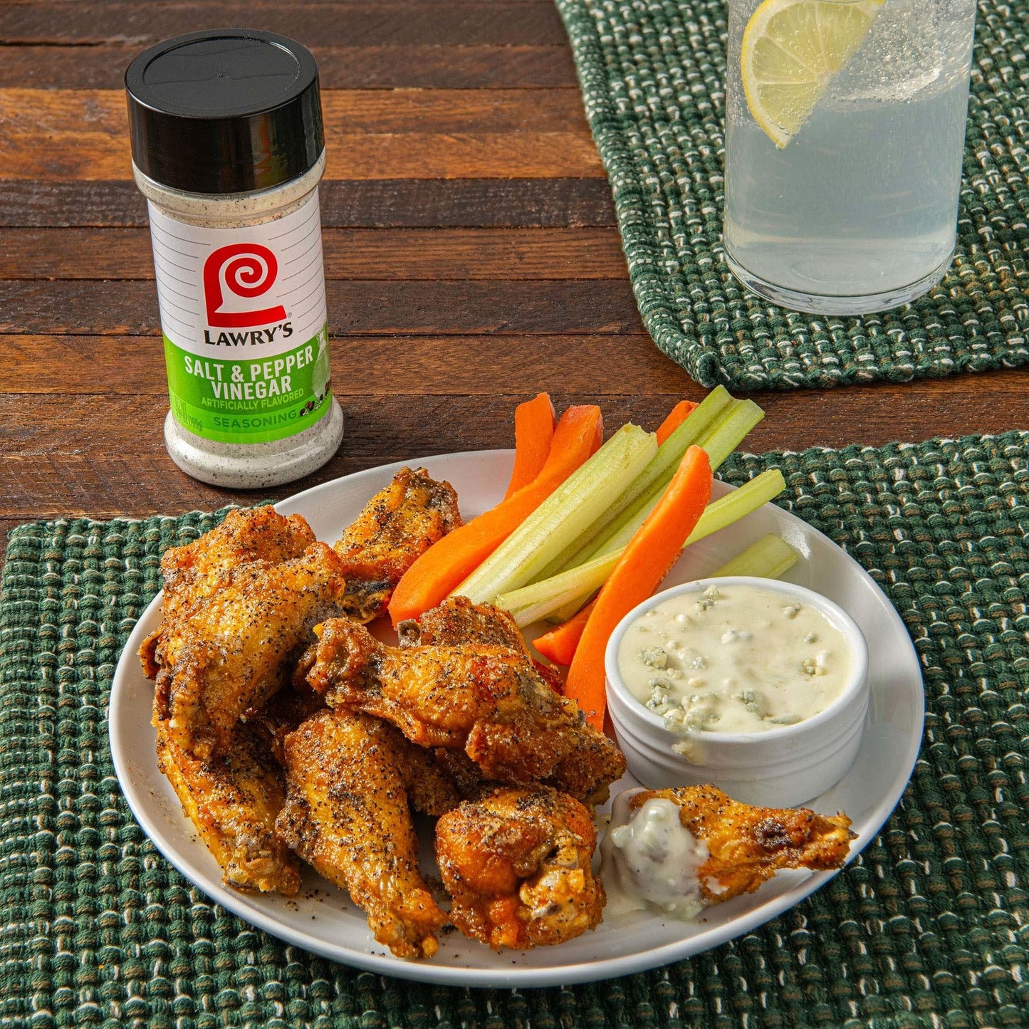 Lawrys Salt & Pepper Vinegar Seasoning  5.99 oz (Pack of 6)