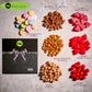 Nut Cravings Fathers Day Gourmet Dad Treats - Mixed Nuts & Heart Candy Gift Basket In Red Gold Box (7 Assortments, 1 Lb) Food Ar
