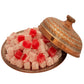 Turkish Delight With Pomegranate Flavor 16 Oz Gourmet Medium Size Snacks Gift Box | No Nuts Sweet Luxury Traditional Confectione