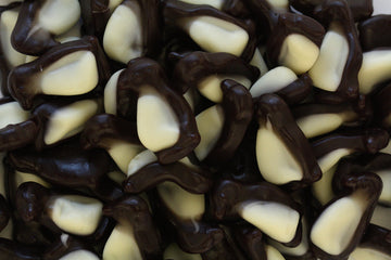 Yupik Peach Penguin Gummies, 2.2 lb Pack, Made with Fruit Juice, White Color