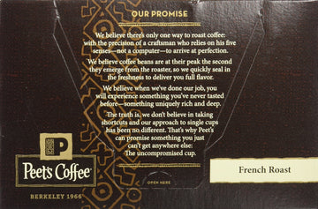 Peet'S Coffee French Roast Single Cup Coffee For Keurig K-Cup
