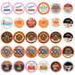 Crazy Cups Perfect Samplers Flavored Coffee Pods Variety Pack  Including Flavors like French Vanilla  Caramel Macchiato  & Chocolate Coffee  30 Count