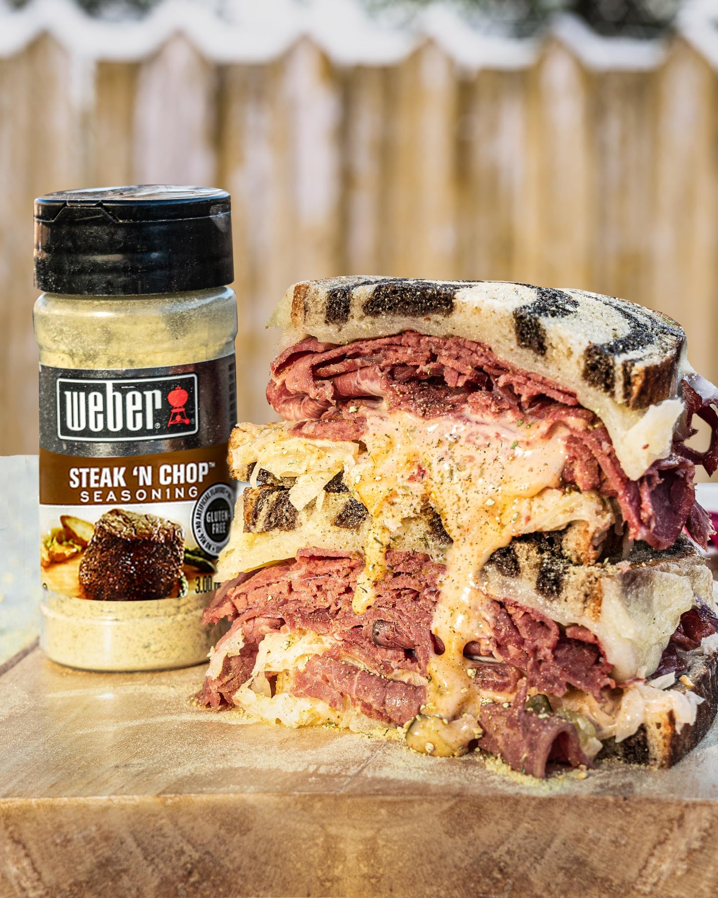 Weber Steak 'N Chop Seasoning, 3 Ounce Shaker