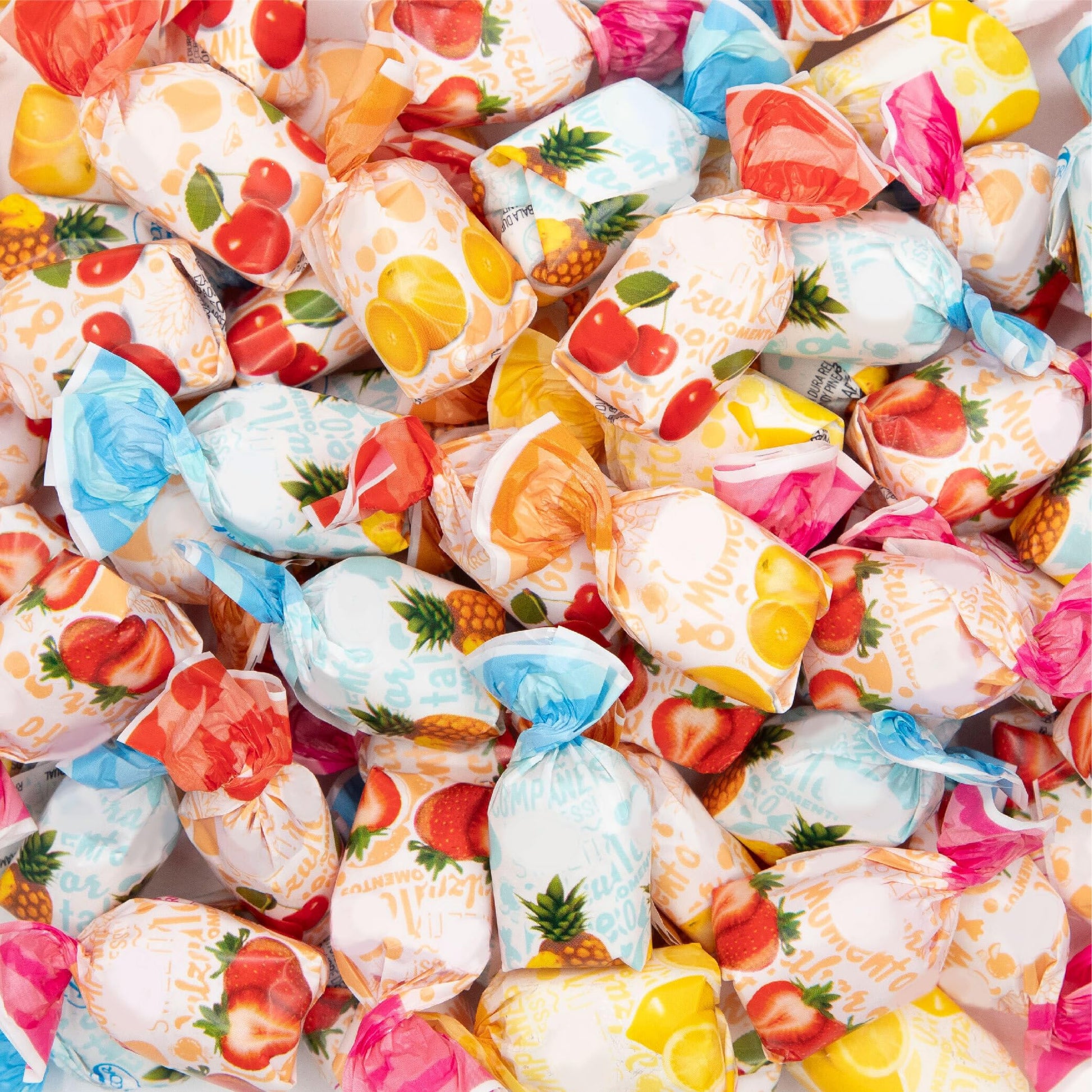 Arcor Fruit Filled Hard Candy | 2 Pound Bulk Bag | Assorted Fruit Flavors | Individually Wrapped Bon Bons Candy for Office and P
