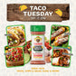 Flavor God 2 Bottles Taco Tuesday Seasoning Mix Natural Healthy Spice Blend For Grilling Chicken, Beef, Seafood, Vegetables, Sal