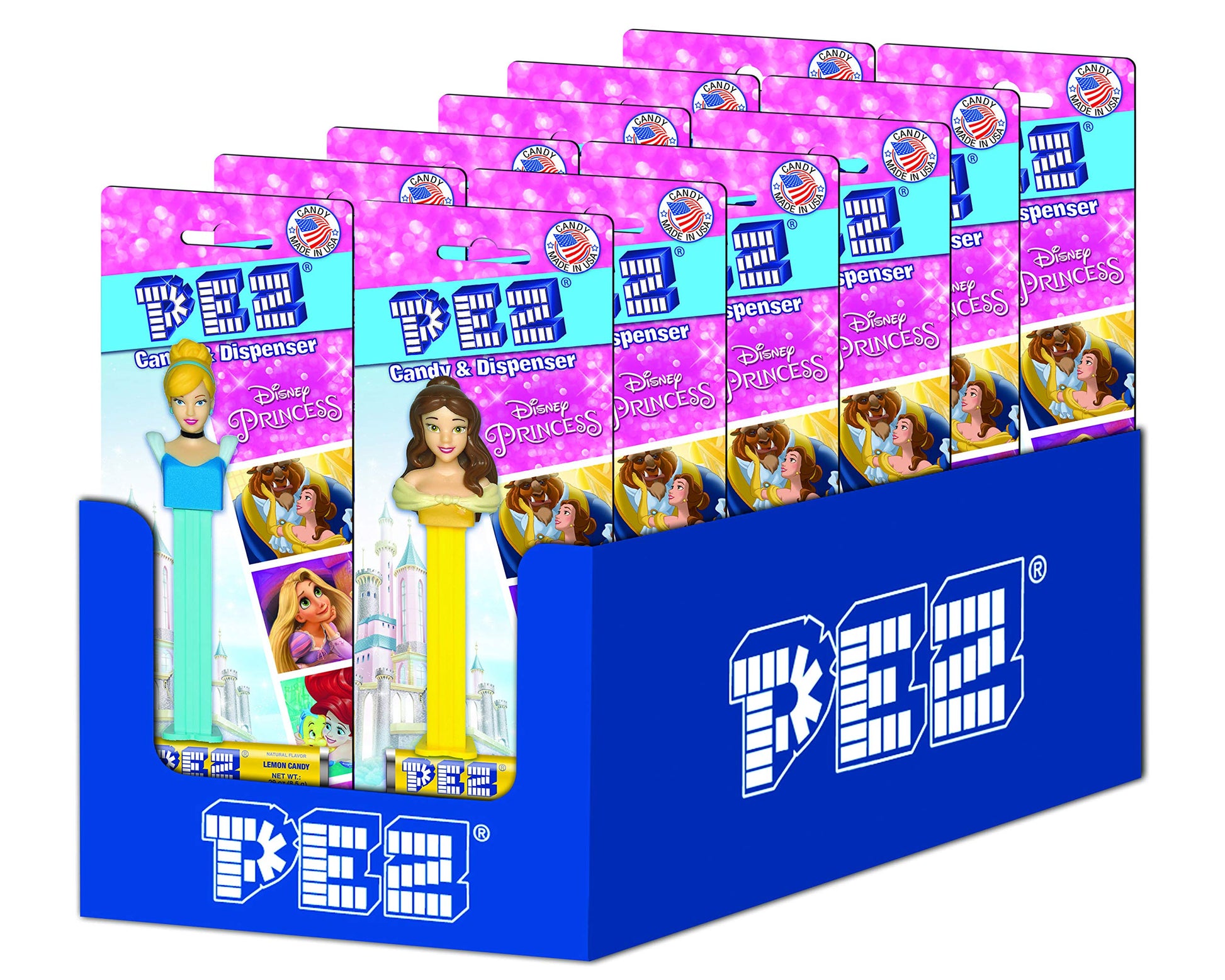 Pez Disney Assortment, Princesses, 0.87 Ounce (Pack Of 12)