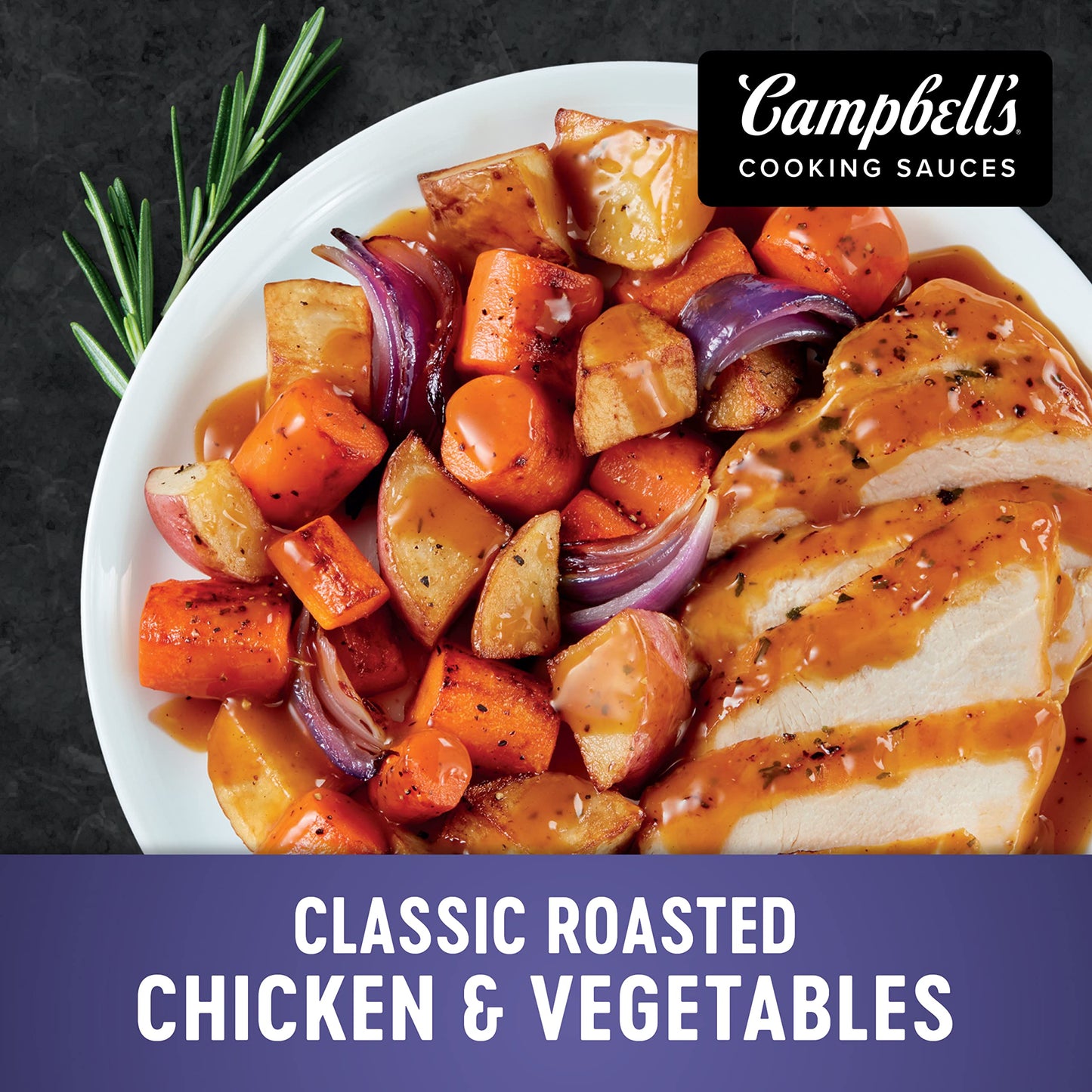 Campbell s Oven Sauces, Classic Roasted Chicken, 12 Oz, Pack of 6
