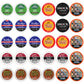 Perfect Samplers Extra Caffeine Bold Coffee Single Serve Cups, 30 Count Variety Pack for Keurig K Cup Brewers