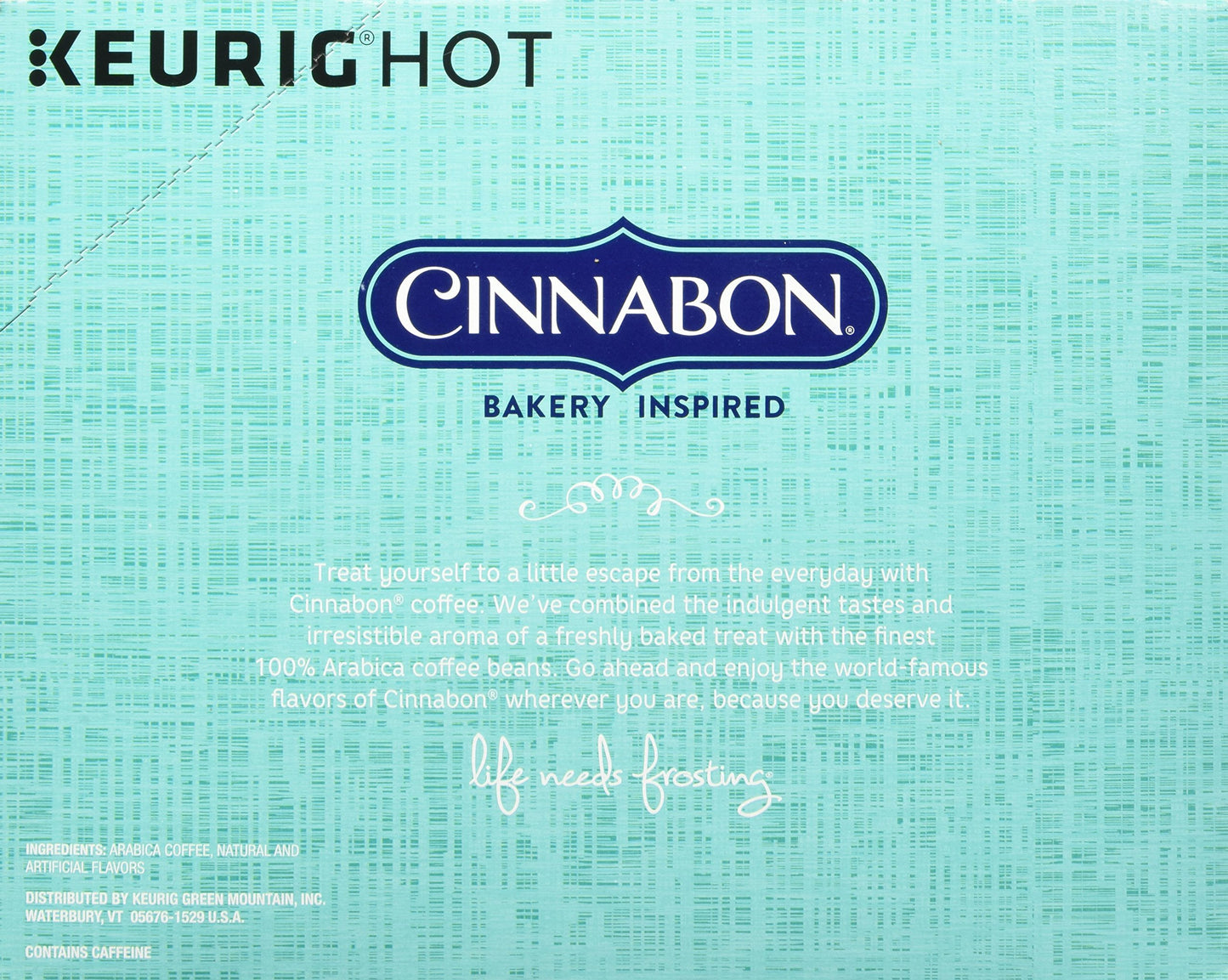 Cinnabon Classic Cinnamon Roll K-Cup Coffee,48 K-Cups
