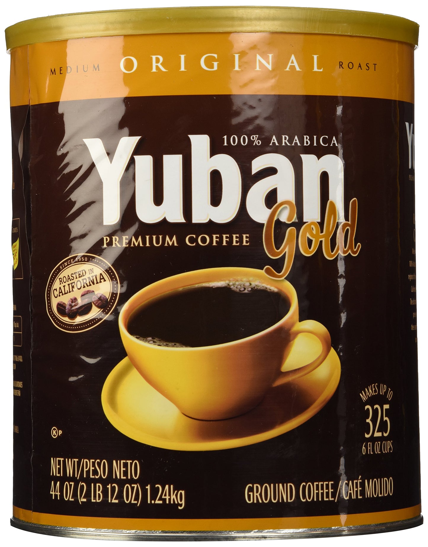 Yuban Original Medium Roast Premium Ground Coffee 44Oz (Packaging May Vary)