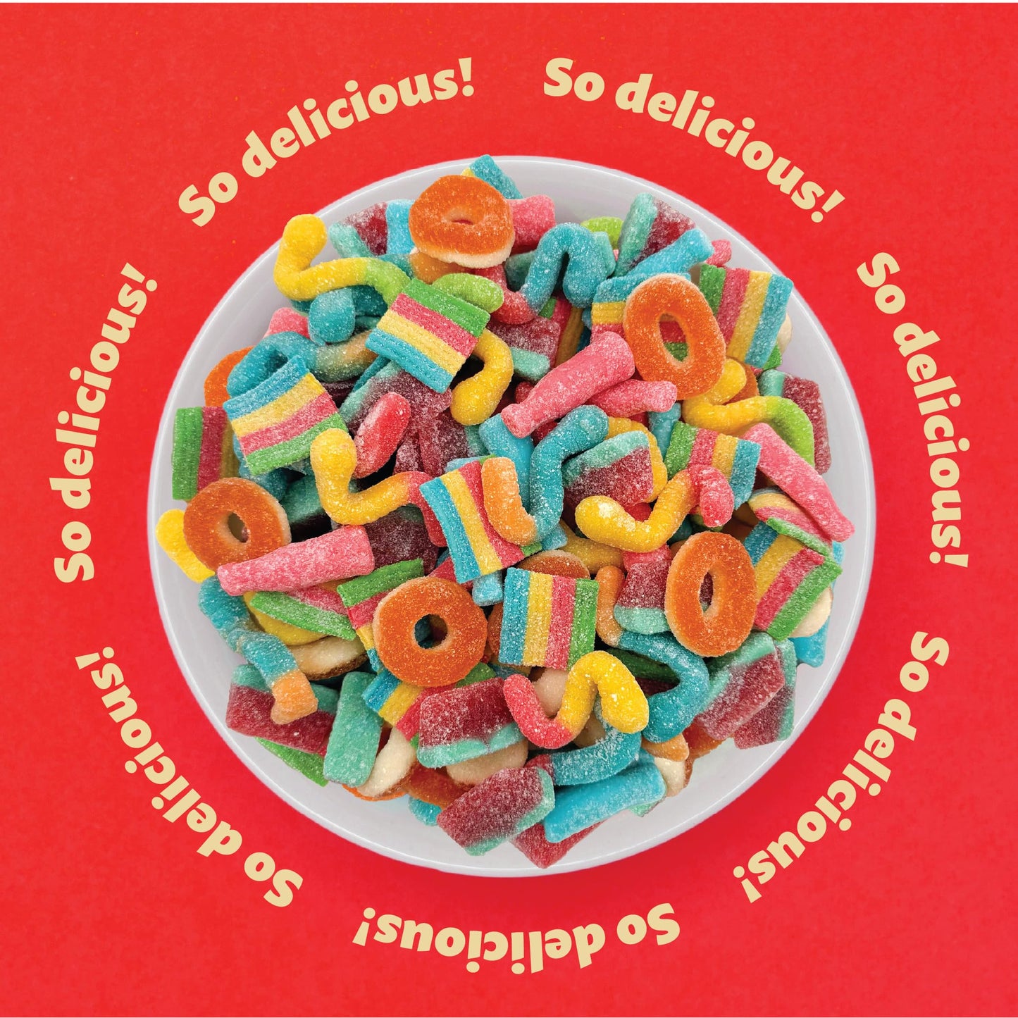 ILIKE! Gummy Candy Bulk Mix - Sour & Sweet Assorted Candies, 2 Pound Bag