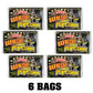ASS KICKIN BBQ Microwave Popcorn - 6 Pack, 3.5 Ounce Bags - Gourmet Snack for Movie Night