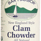 Bar Harbor Chowder, All Natural New England Clam, Cans - 15 Ounce