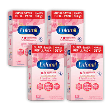 Enfamil A.R. Infant Formula, Clinically Proven To Reduce Reflux & Spit-Up In 1 Week, Dha For Brain Development, Probiotics To Su