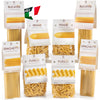 Gusta Bucatini Pasta Noodles Variety Pack - enhanced Italian Pasta from Italy - Durum Wheat Semolina - Slow Drying - Non-GMO & Gourmet - Family Owned Brand - 17.64oz / 500g (8 Pack)