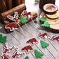 Outus Lumberjack Cupcake Toppers, 48 Pieces, Buffalo Plaid, Red/Black Baby Shower Decorations