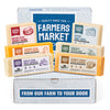 Farmers Market, Gluten Free, Keto, Paleo, Low Sodium, Zero Sugar, Wisconsin Cheese Gift Sets, 6 Count