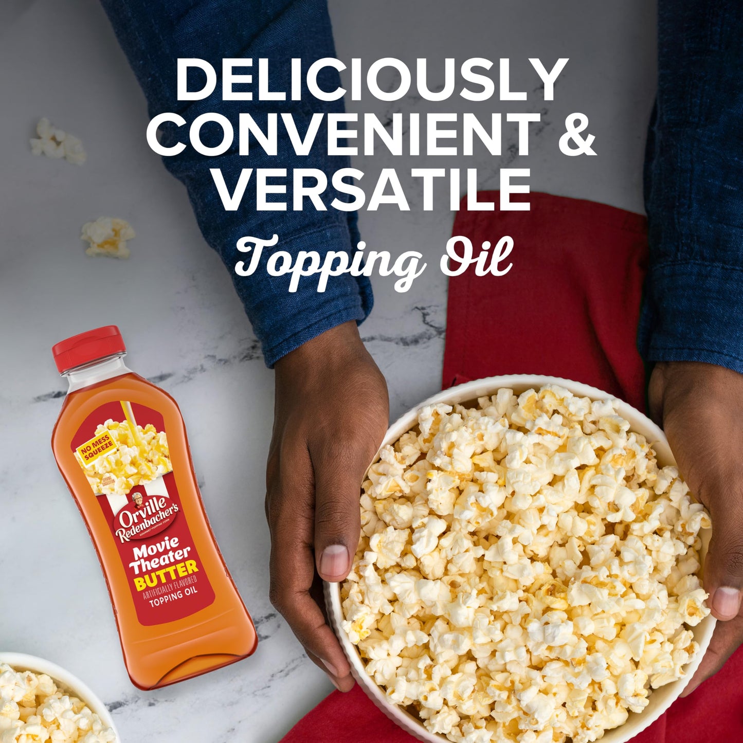 Orville Redenbacher s Popcorn Oil, Movie Theater Butter Flavor, 13 fl oz. (Pack of 2)