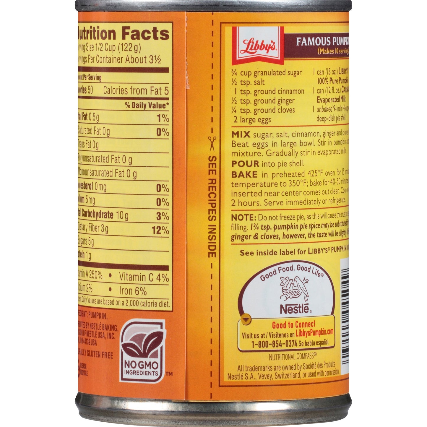 Libbys 100% Pure Pumpkin, 15-Ounce Cans (Pack Of 24)