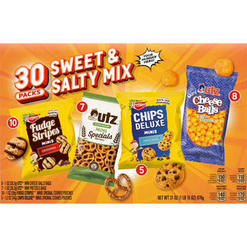 Keebler Cookies And Crackers, Variety Pack, 30 Ct. (Pack Of 1)