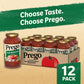 Prego Fresh Mushroom Pasta Sauce, 24 Oz Jar (Pack of 12)