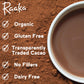Raaka Hot Chocolate Mix - Vegan, Organic, Gluten & Dairy Free - 8oz Bag