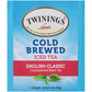 Twinings English Classic Cold Brewed Iced Tea Bags, 20 Count (Pack Of 6), Unsweetened Black Tea, Caffeinated