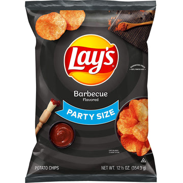 Lay'S Barbecue Flavored Potato Chips, 12.5 Oz