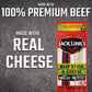 Jack Links Jalapeno Beef & Cheese Combo, Spicy Snack Pack - 100% Beef Stick and Cheese Stick Made with Real Wisconsin Cheese - 8