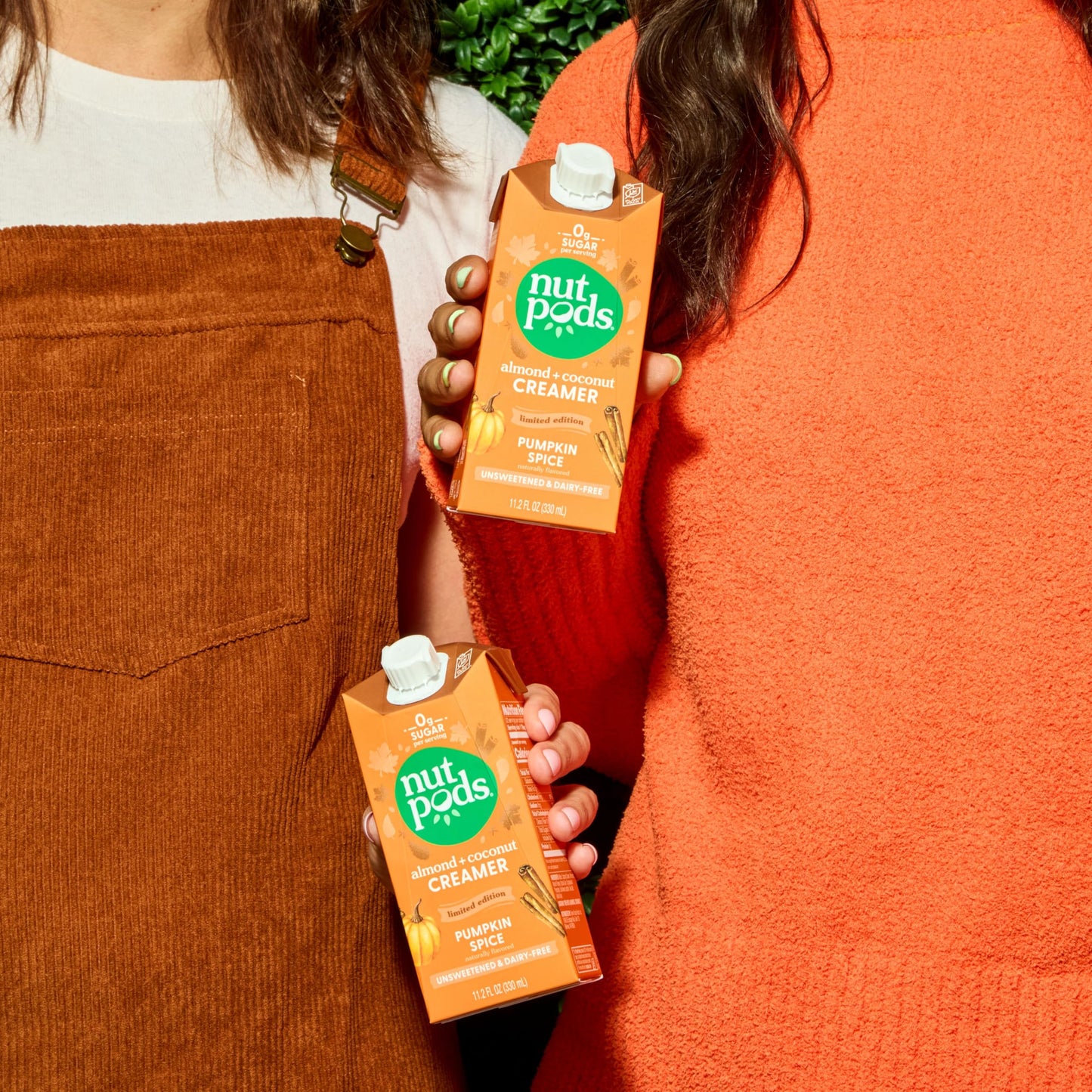 nutpods Pumpkin Spice Creamer - Unsweetened Dairy-Free, Vegan, Gluten Free, Non-GMO, 11.2 Fl Oz, Pack of 12