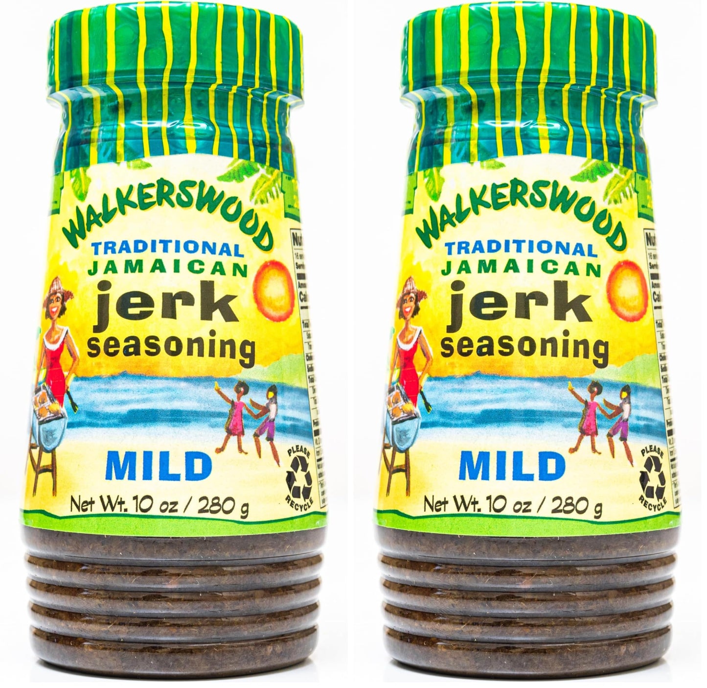 Walkerswood Traditional Jamaican Jerk Seasoning, 10 oz., Mild (Pack of 2)