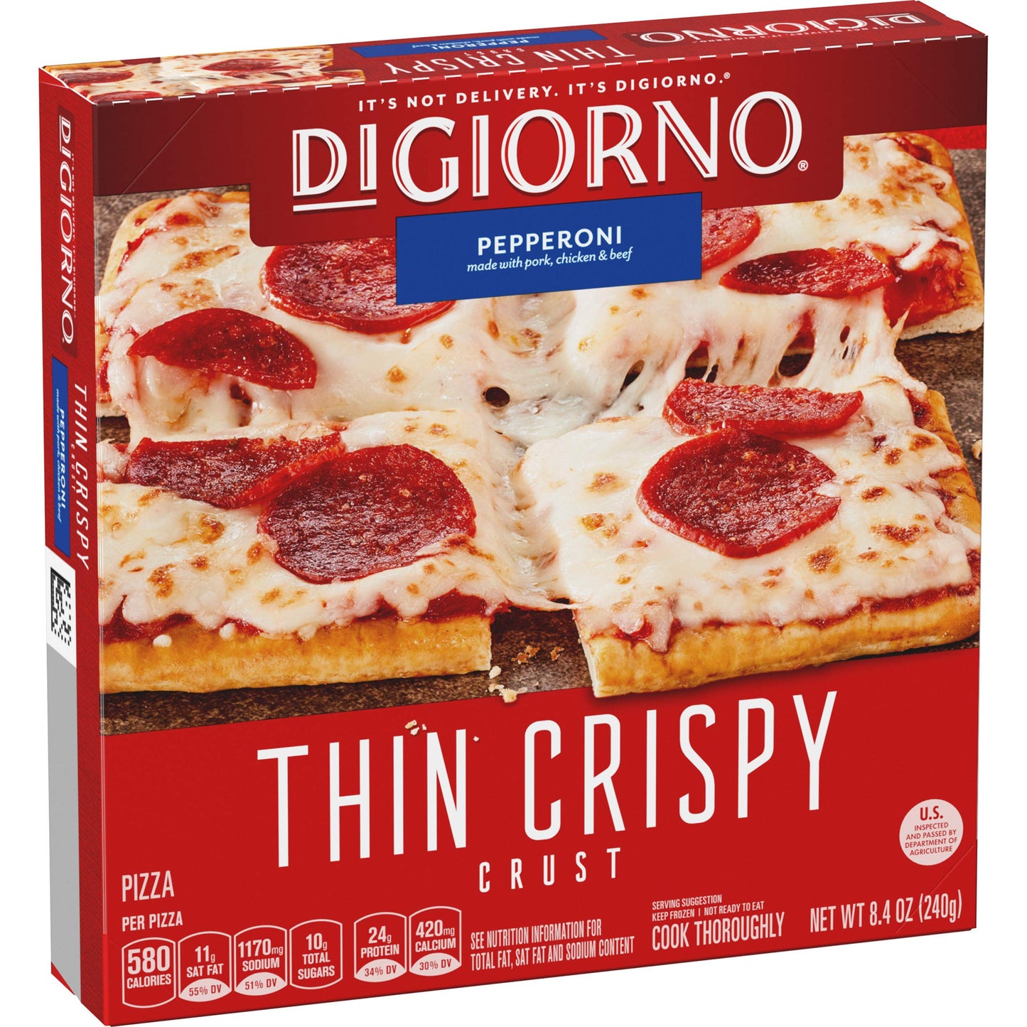 DiGiorno Small Traditional Hand Tossed Crust Four Cheese Pizza, Pack of 10