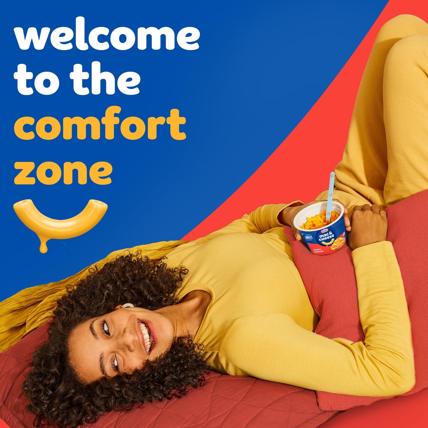 Kraft Triple Cheese Mac & Cheese Macaroni And Cheese Dinner, 4 Ct Pack, 2.05 Oz Cups