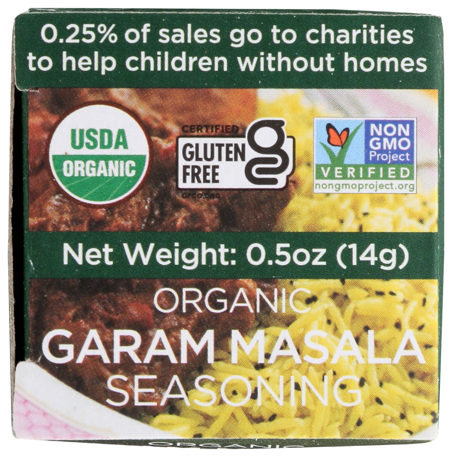 Spicely Organic Seasoning Garam Masala 0.50 Ounce ecoBox Certified Gluten Free