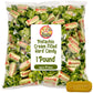 Rossana Pistachio Candy - 1 Pound Bag - Italian Hard Candy Individually Wrapped - Classic Pistachio Treat - Puntini Style Sweets - Authentic Italian Candy from Italy