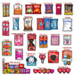 CRAVEBOX Valentines Day Gift Care Package - 50ct Assorted Snacks & Chocolates for Kids & mature-themeds