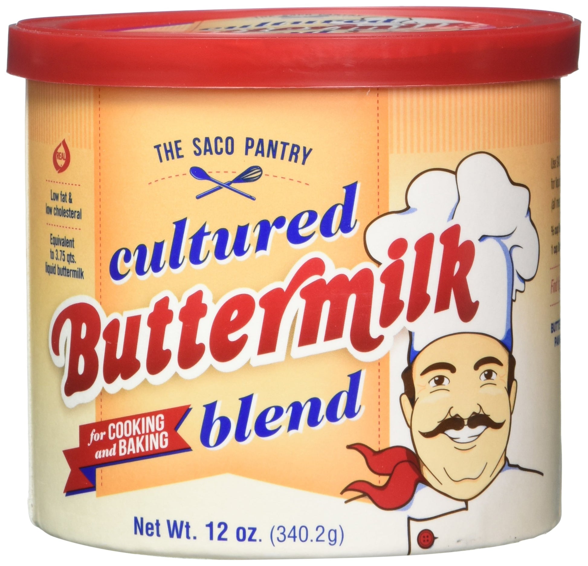 Saco Powdered Buttermilk ( Multi-Pack) 12 Ounce (Pack of 2)