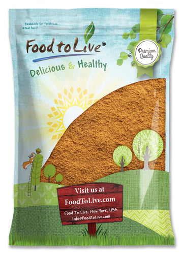 Food to Live Cumin Powder, 5 Pounds Finely Ground Dried Cumin Seeds, Jeera, Bulk, Vegan, Kosher. High in Iron, Magnesium, and Ca