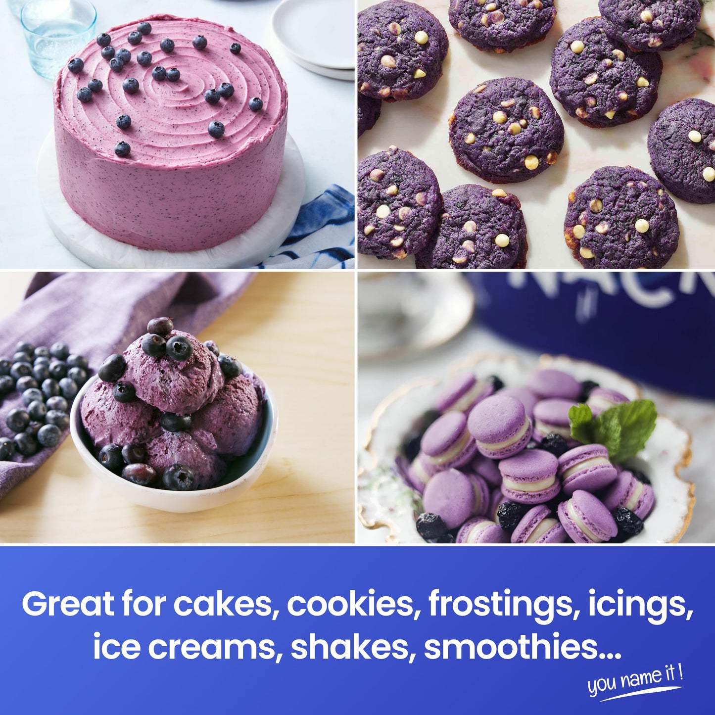 Lorann Oils Blueberry Bakery Emulsion: Realistic Blueberry Flavor, Perfect For Elevating Berry Notes In Baked Goods, Gluten-Free
